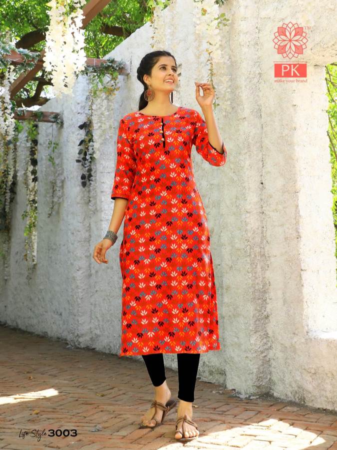 Aradhna Lifestyle 3 Heavy Rayon Casual Wear Kurti Collection